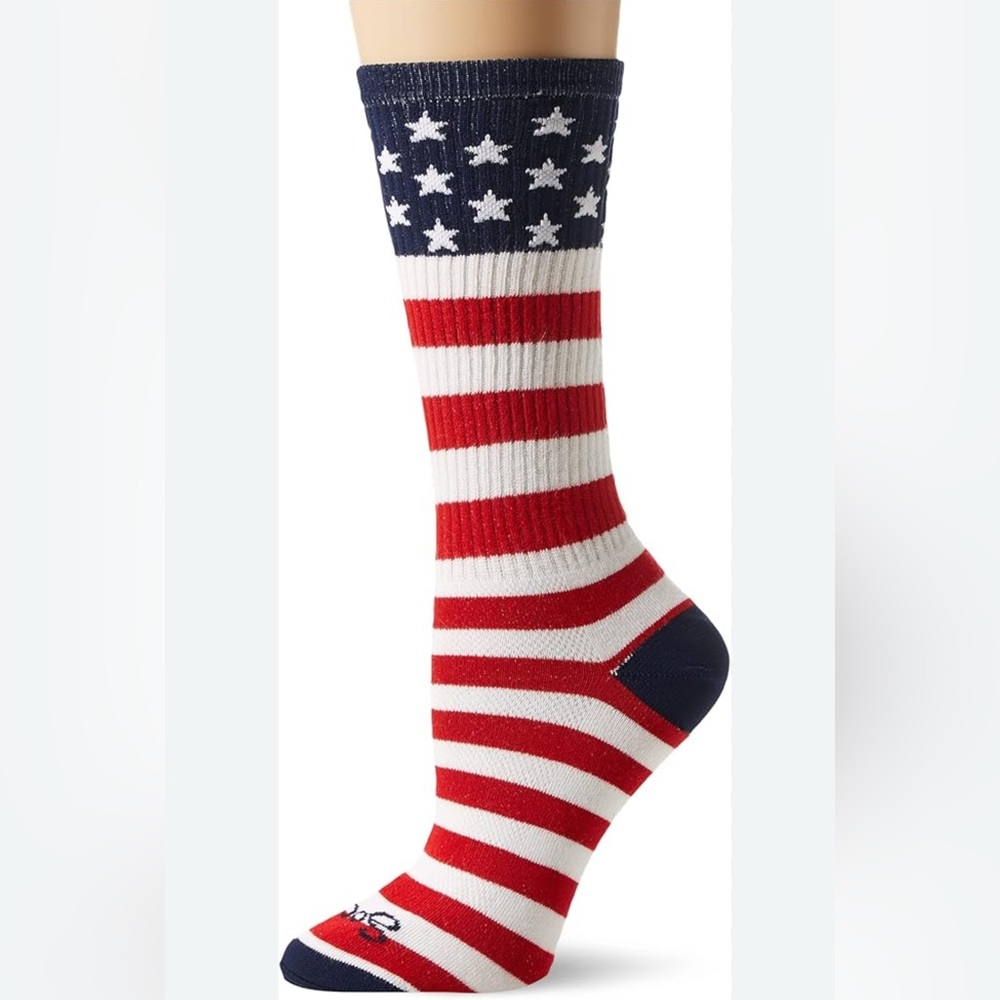 New SockGuy Crew USA Flag Sock: Red/White/Blue SM/MD